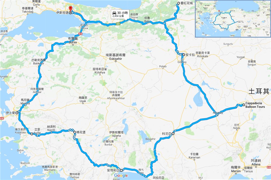 Map for Singapore Trip