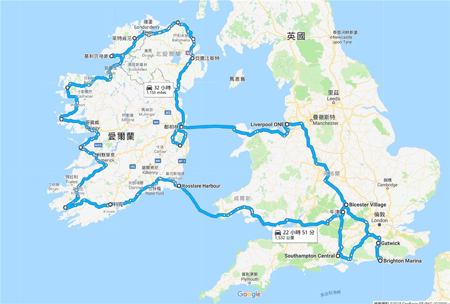 Map for Singapore Trip